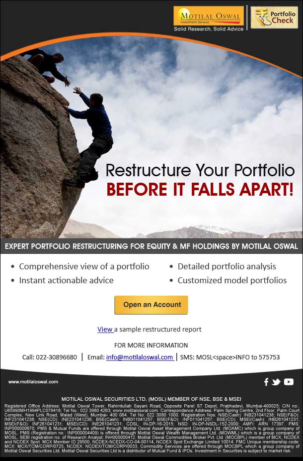 Restructure Your Portfolio before it falls apart!