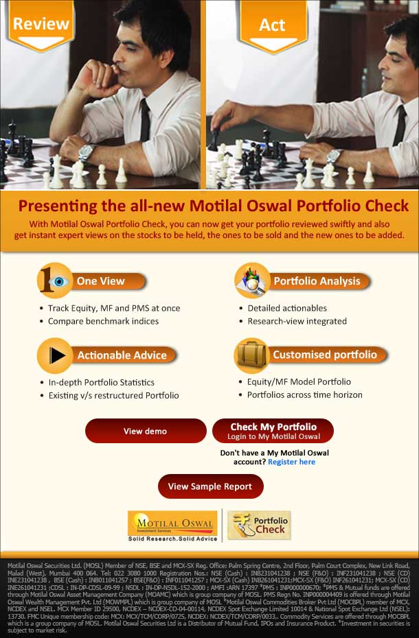 Presenting the all-new Motilal Oswal Portfolio Check