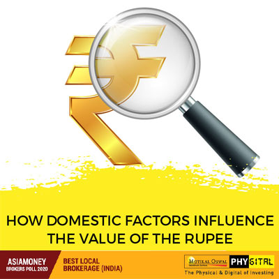How domestic factors influence the value of the Rupee