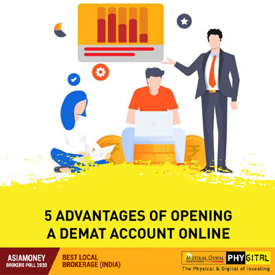 5 Advantages of Opening a Demat Account Online