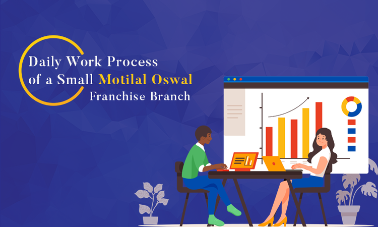 Daily work process of a Motilal Oswal Franchise